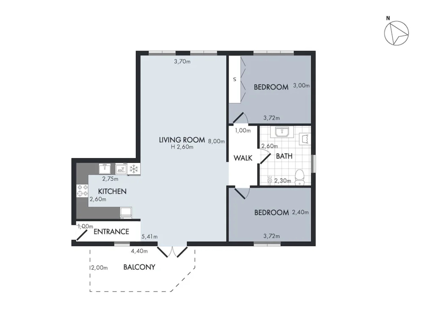 Sanders Constantin - Chic 2-bdr Apt With Balcony