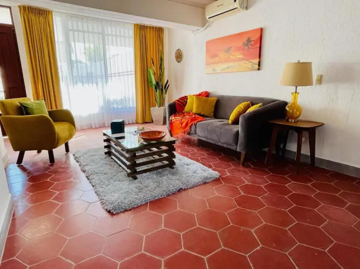 Casa Piramide: Fully Furnished 2-Bedroom House w/ Private Swimming Pool and Waterfall, 5 Minute Walk from the Beach