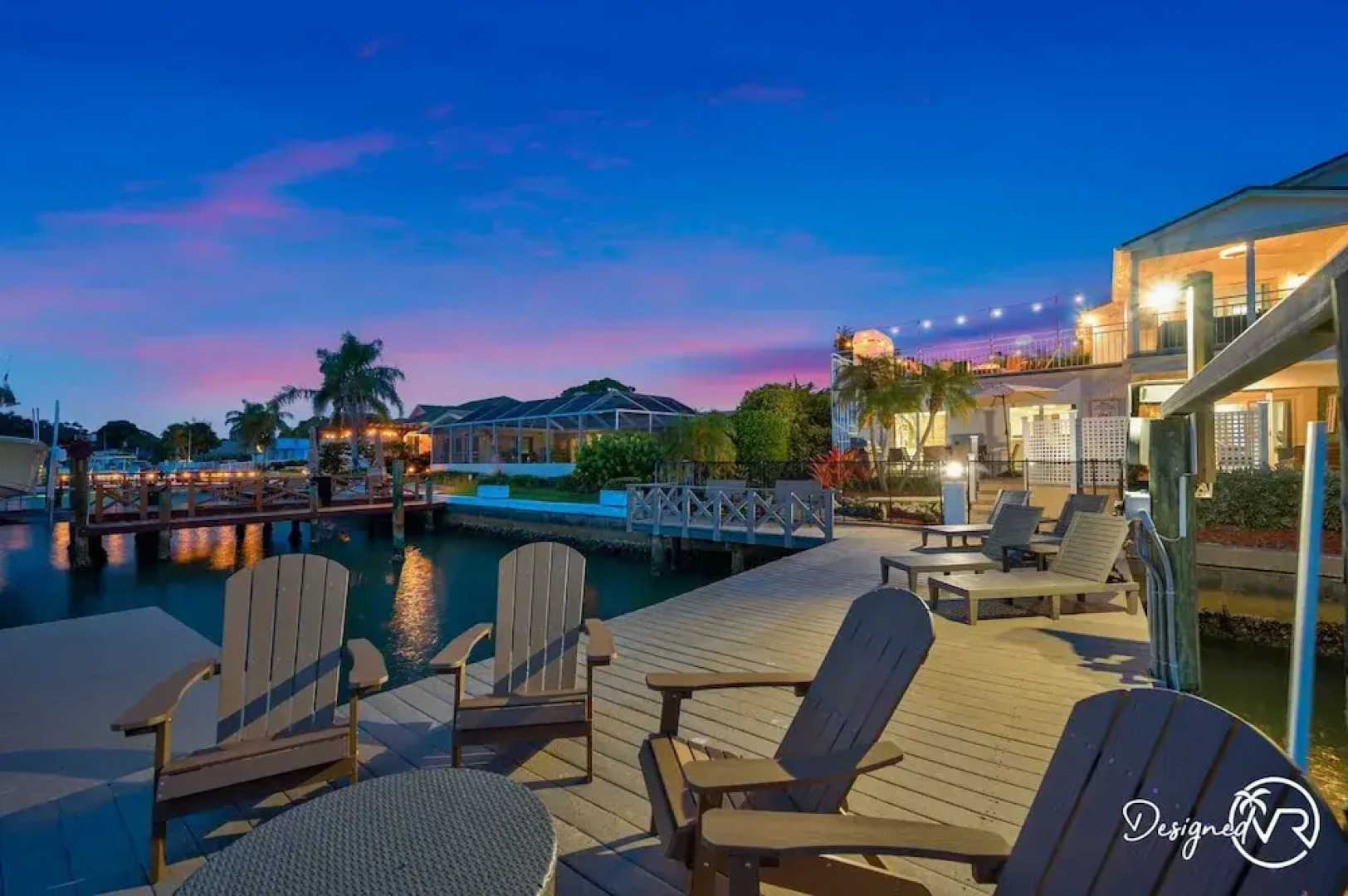 Chic 8BR with Heated Pool & Waterview