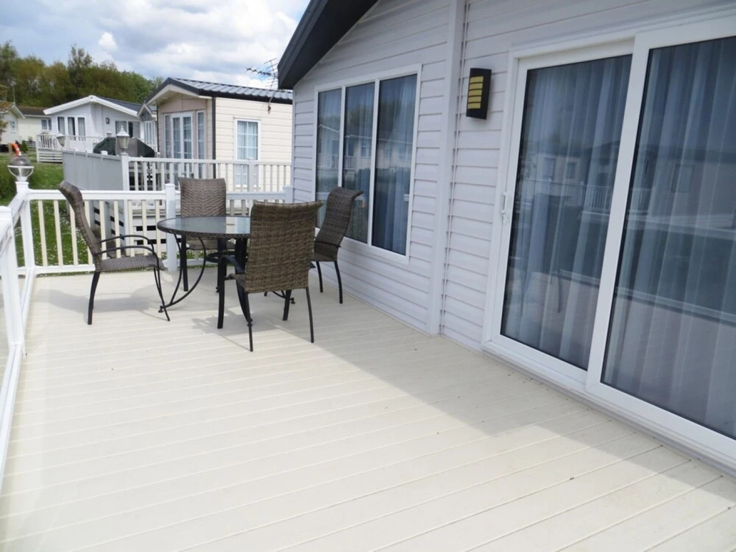 Lodge Hill. Lodge on Holiday Park