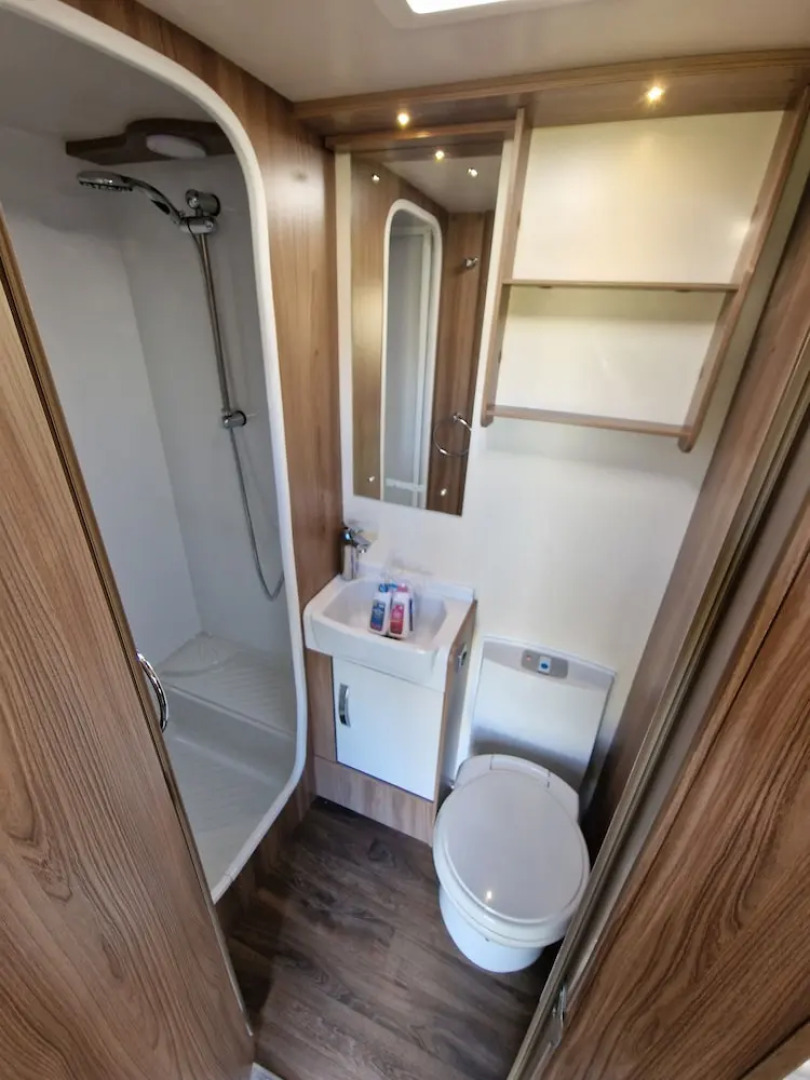 Brand new Touring Caravan Sited all Setup Ready