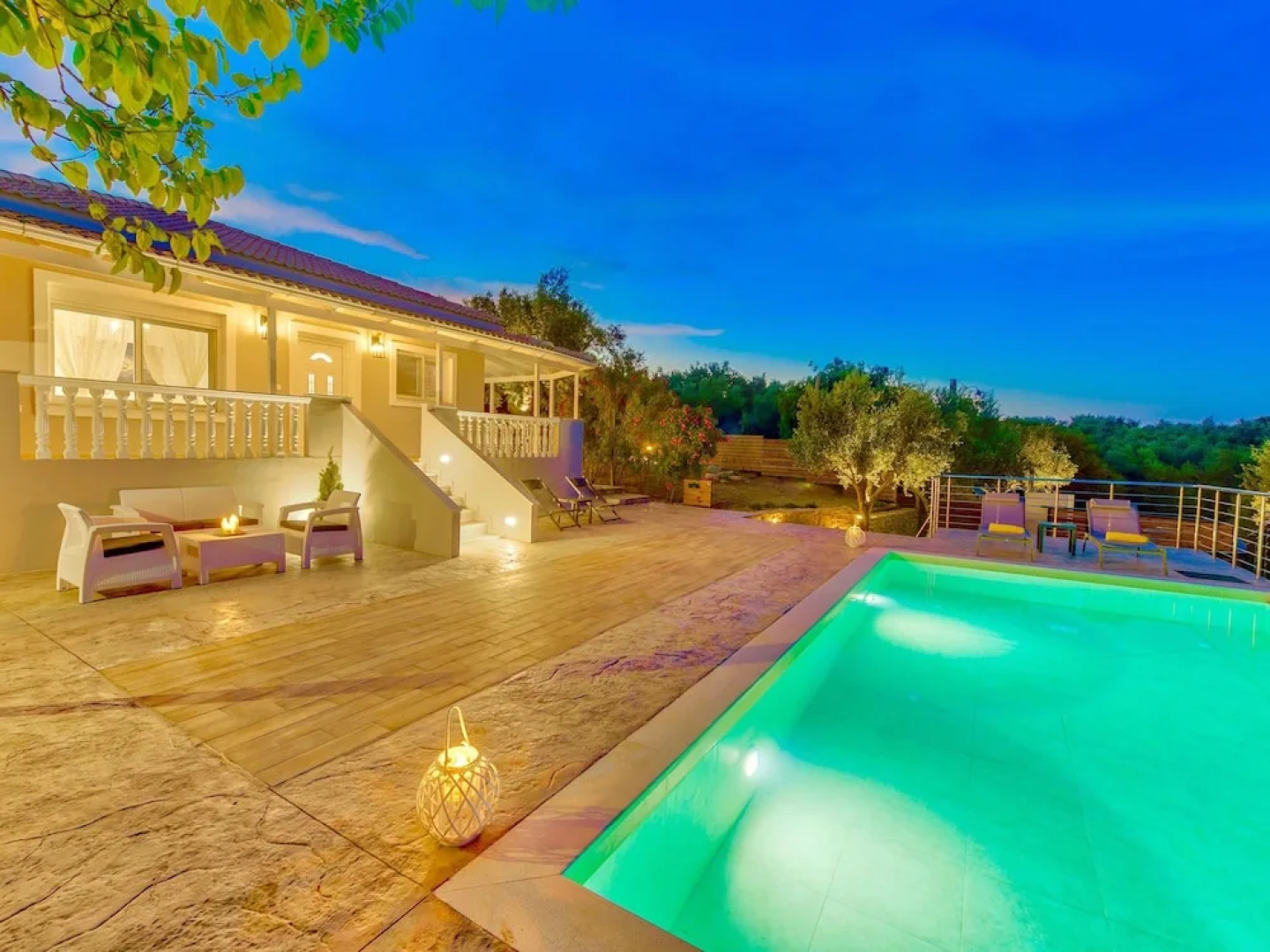 Modern Villa in Tragaki With Pool and Parasol