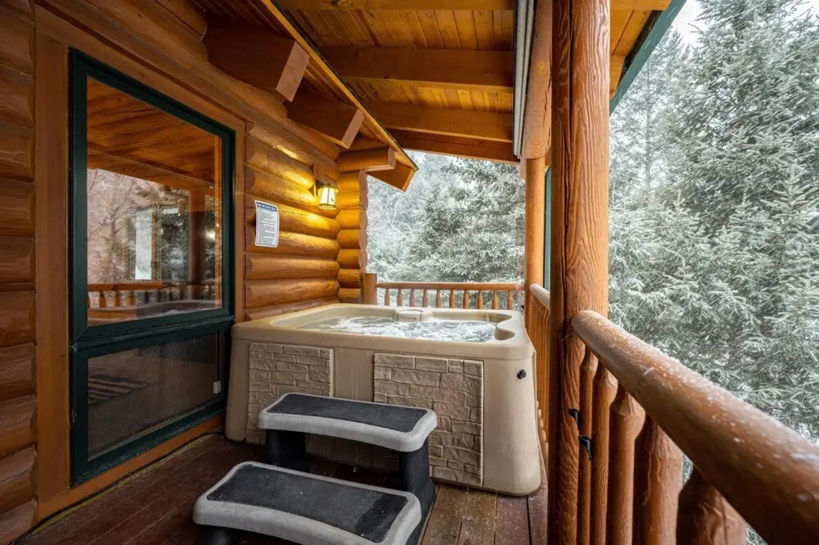 Iconic Log Cabin Escape Idaho Springs Hot Tub