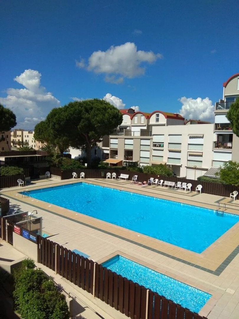 Studio in Gruissan, With Pool Access and Furnished Balcony - 200 m Fro