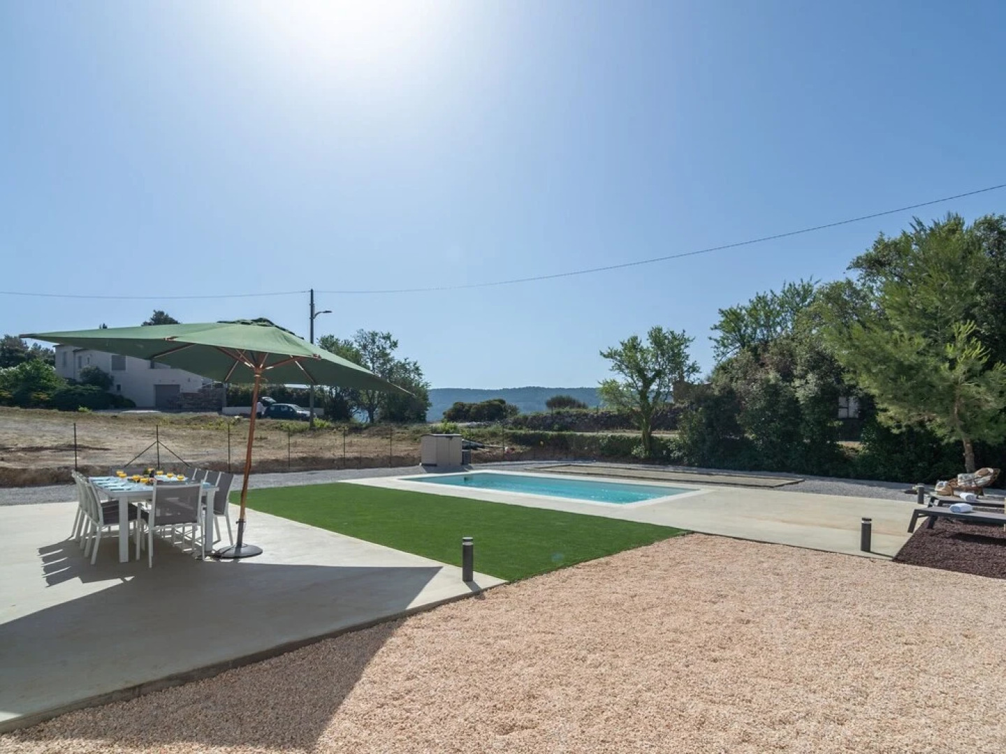 Villa With air Conditioning and Heated Private Swimming Pool in Enclosed Garden Near Beaufort