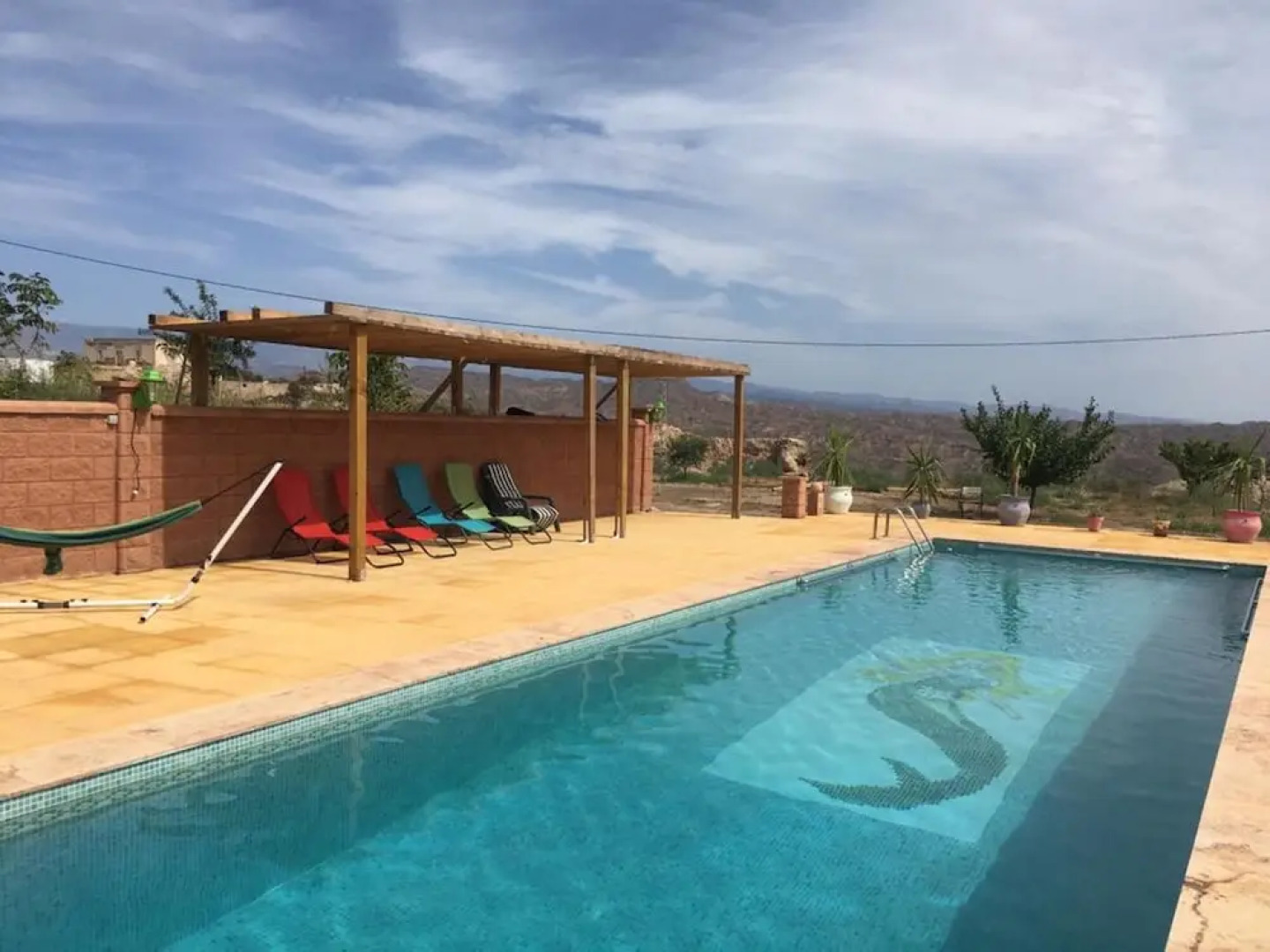 Villa With 5 Bedrooms in Alhama de Almería, With Wonderful Mountain View, Private Pool, Terrace