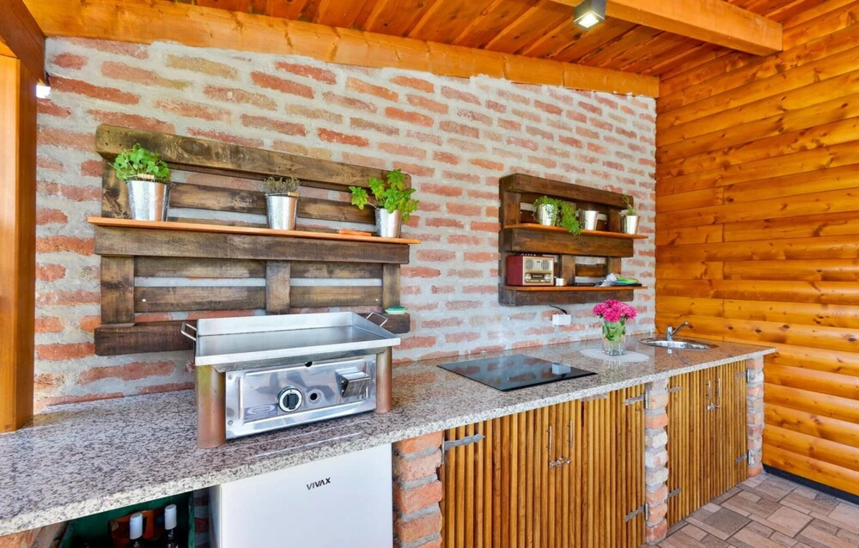 Amazing Home in Grkavescak with Outdoor Swimming Pool, Hot Tub & 3 Bedrooms