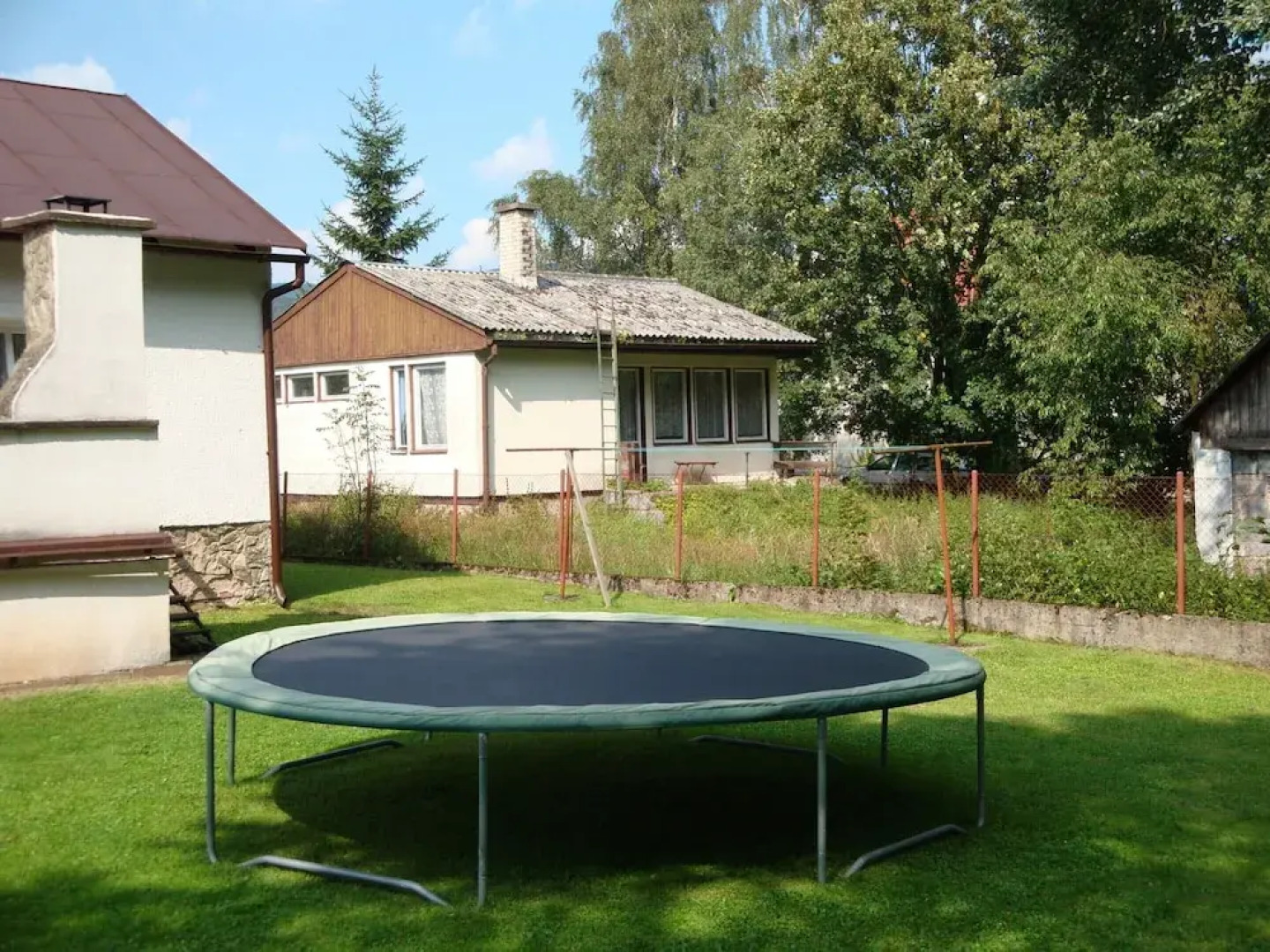 Serene Holiday Home in Mladé Buky with Private Pool and Trampoline