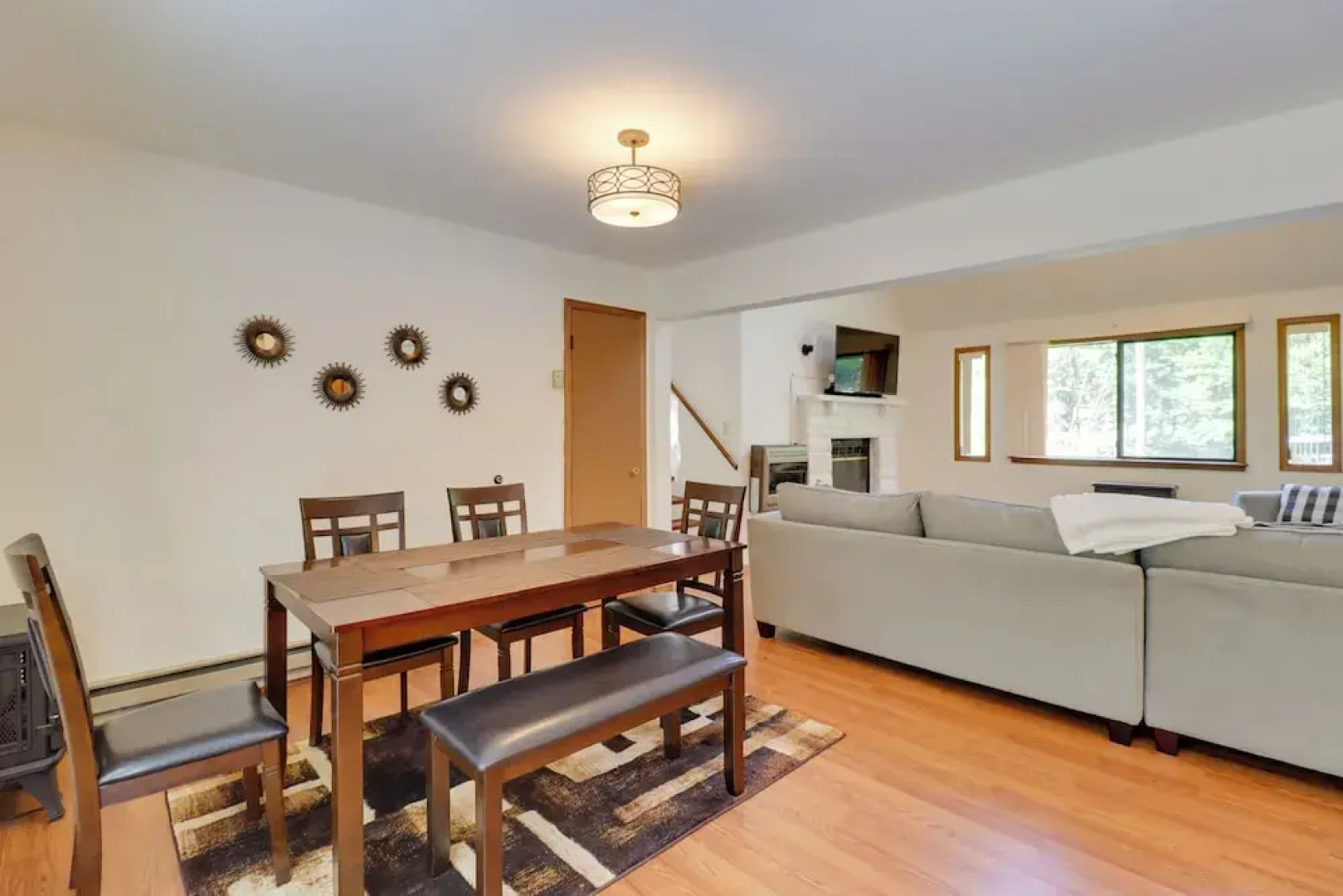 Furnished Deck & Game Room: Cabin in Tobyhanna