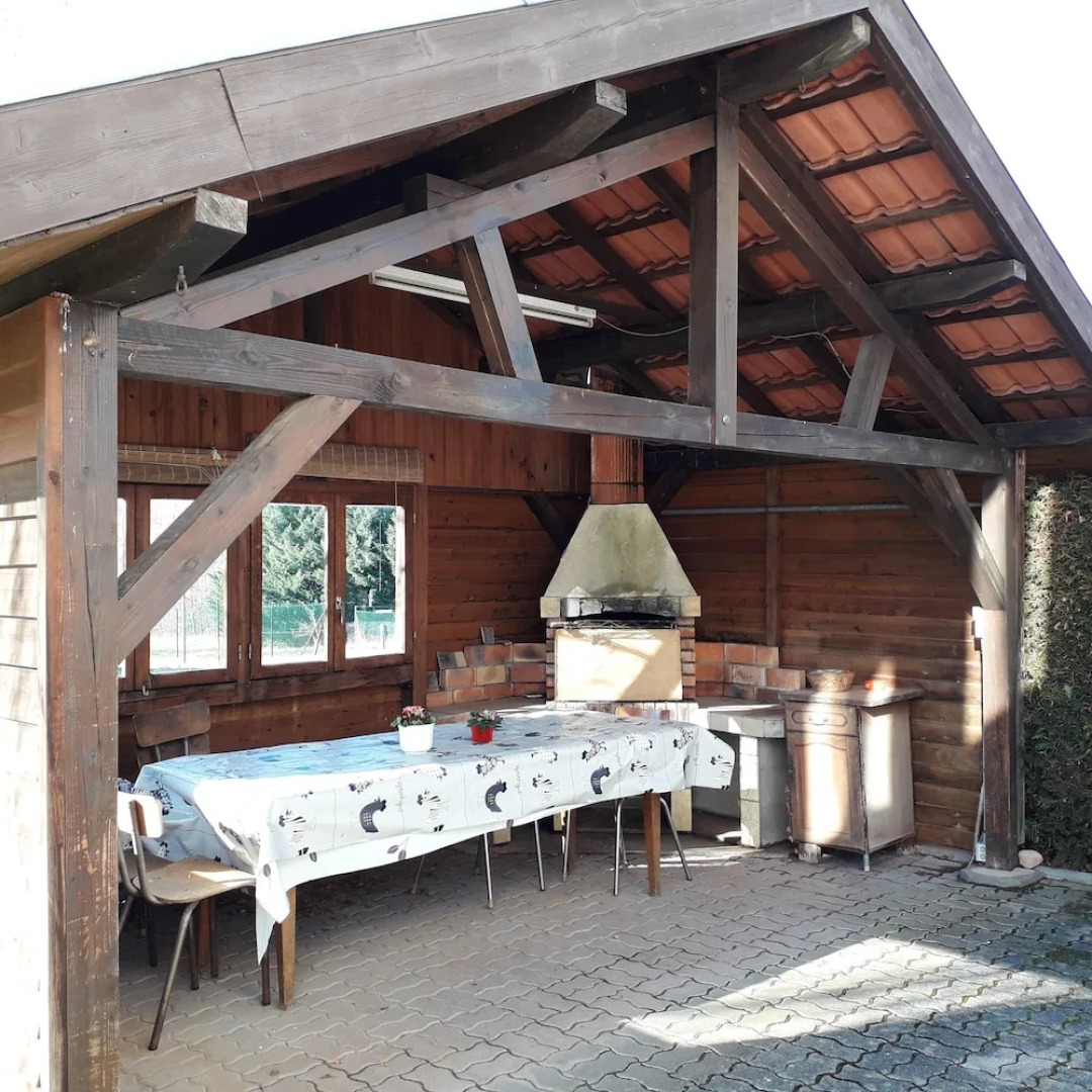 Apartment With one Bedroom in Taintrux, With Wonderful Mountain View, Furnished Garden and Wifi - 25 km From the Slopes