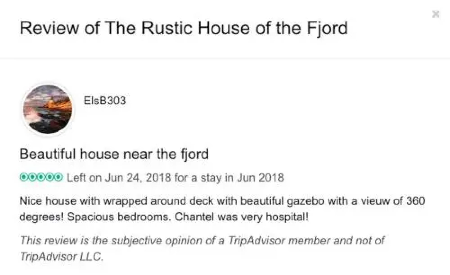 The Rustic House of the Fjord