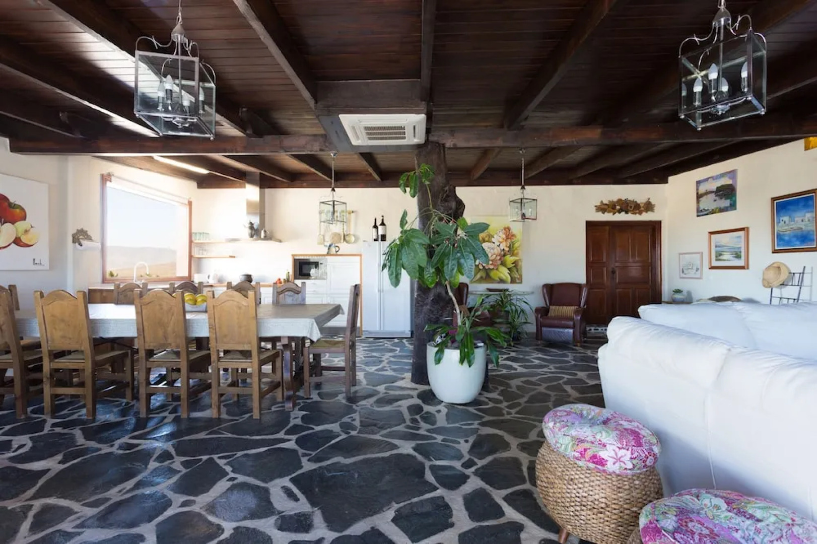 Casas Pilar, Aurora y Tarabilla en finca ecológica