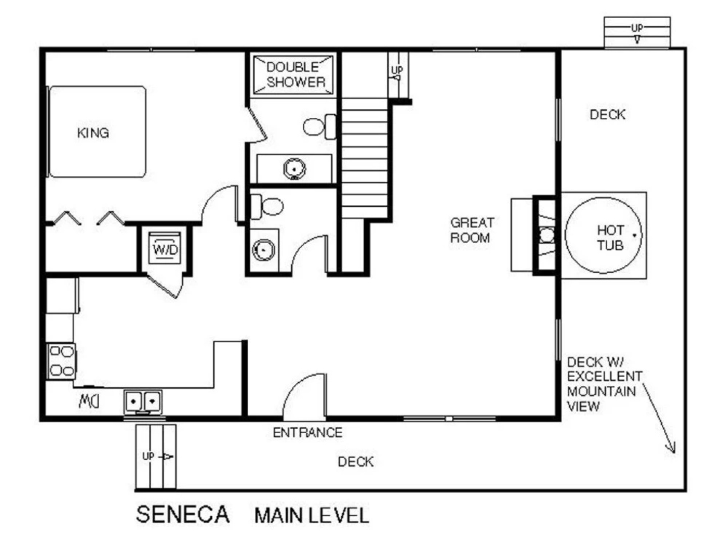Seneca 1 Bedroom Home with Hot Tub