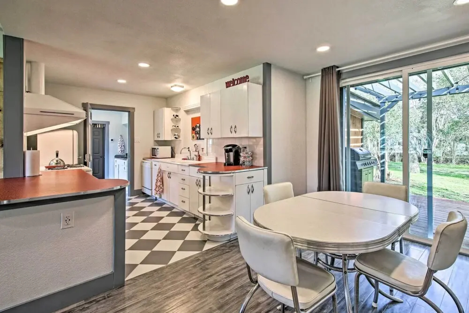 Remodeled Retro Home w/ Deck, Walk to Main Street!