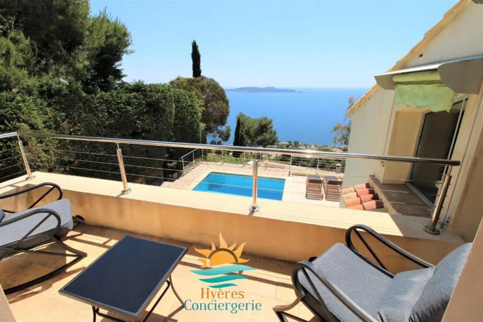 Mont des oiseaux-VillaT5-Piscine vue mer PK/WIFI