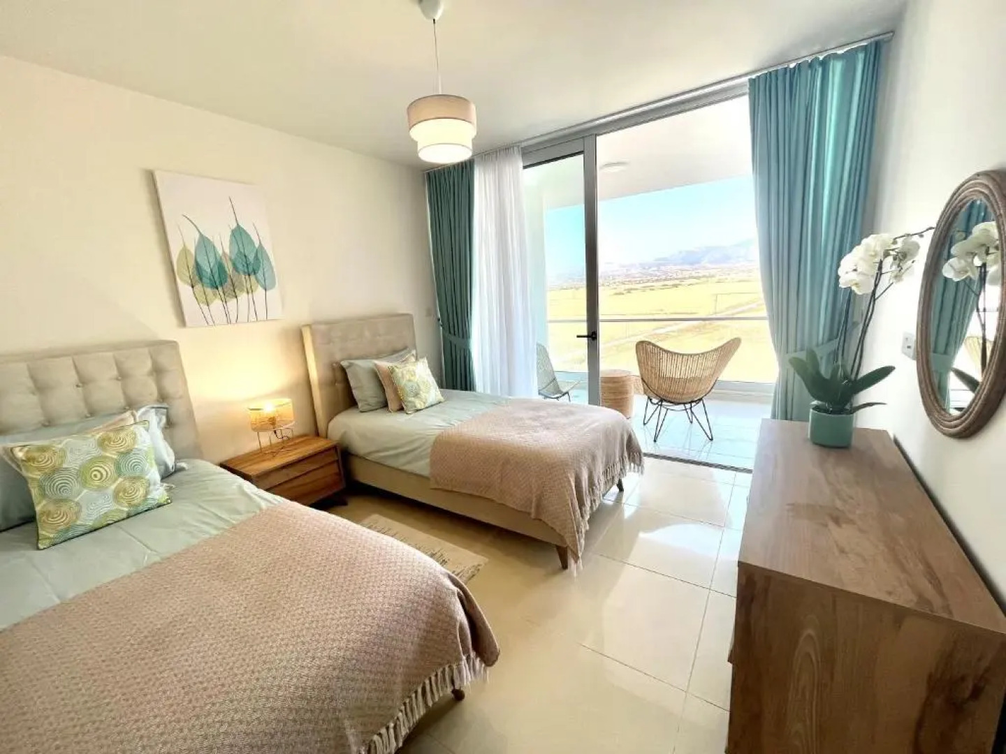 Beautiful Sea & Mountain Views Apartment in Iskele, North Cyprus