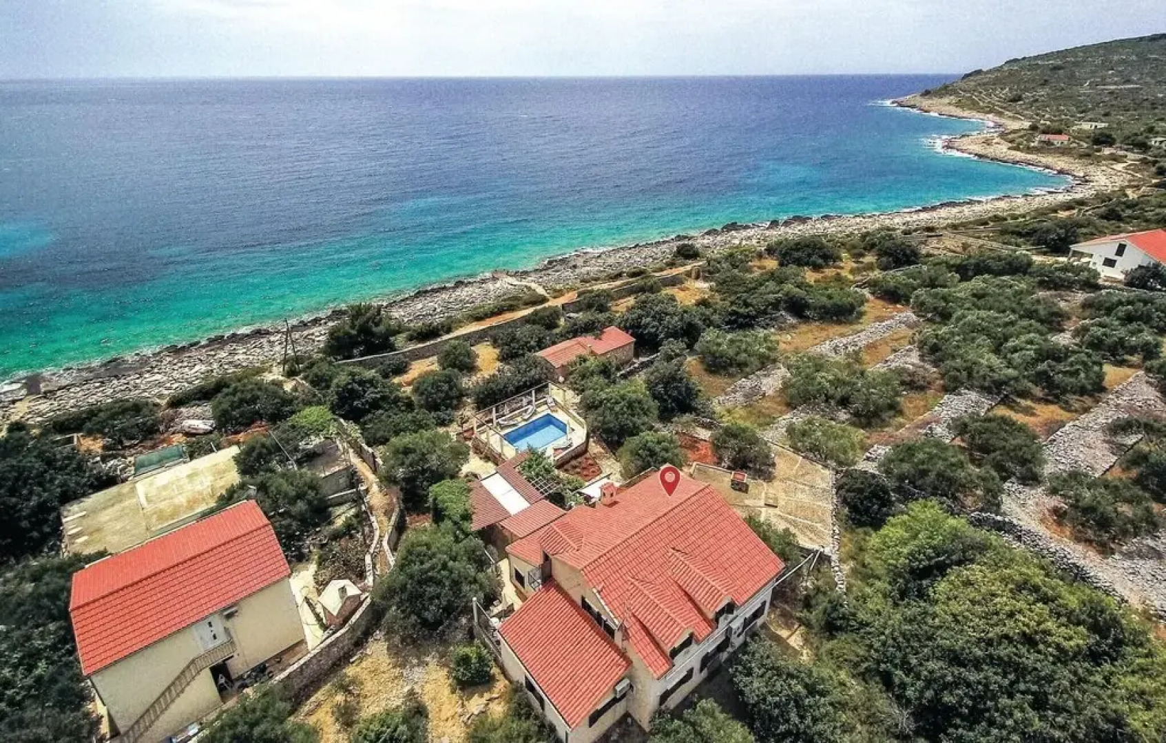 Beautiful Home in Drvenik Mali With Wifi and 5 Bedrooms