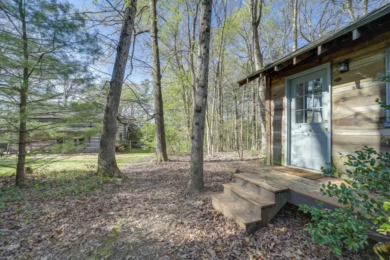 Restored Candler Log Cabin w/ Private Office!