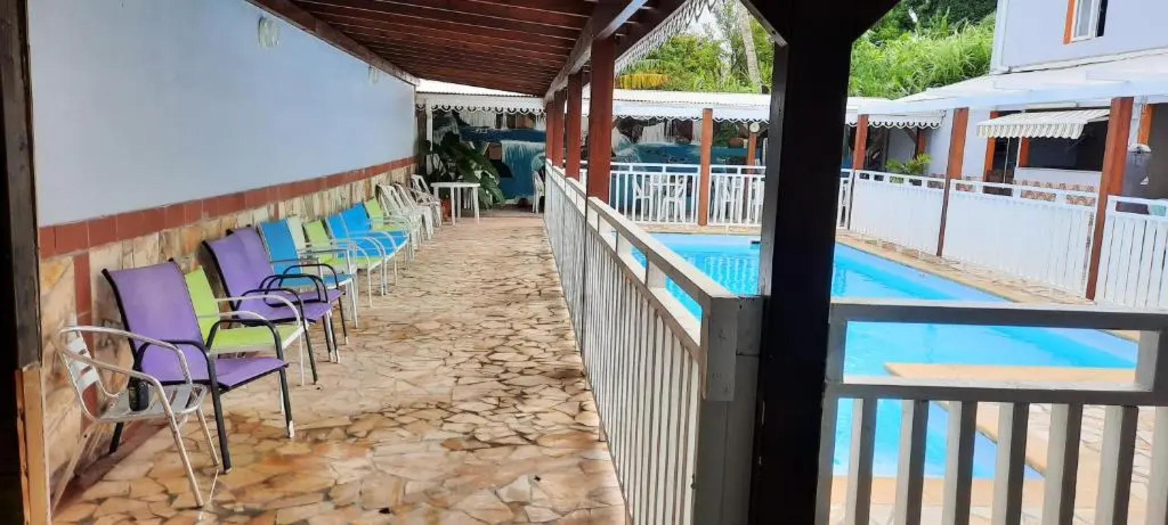 Appartement d'une chambre avec piscine partagee jacuzzi et terrasse a Sainte Marie a 5 km de la plage