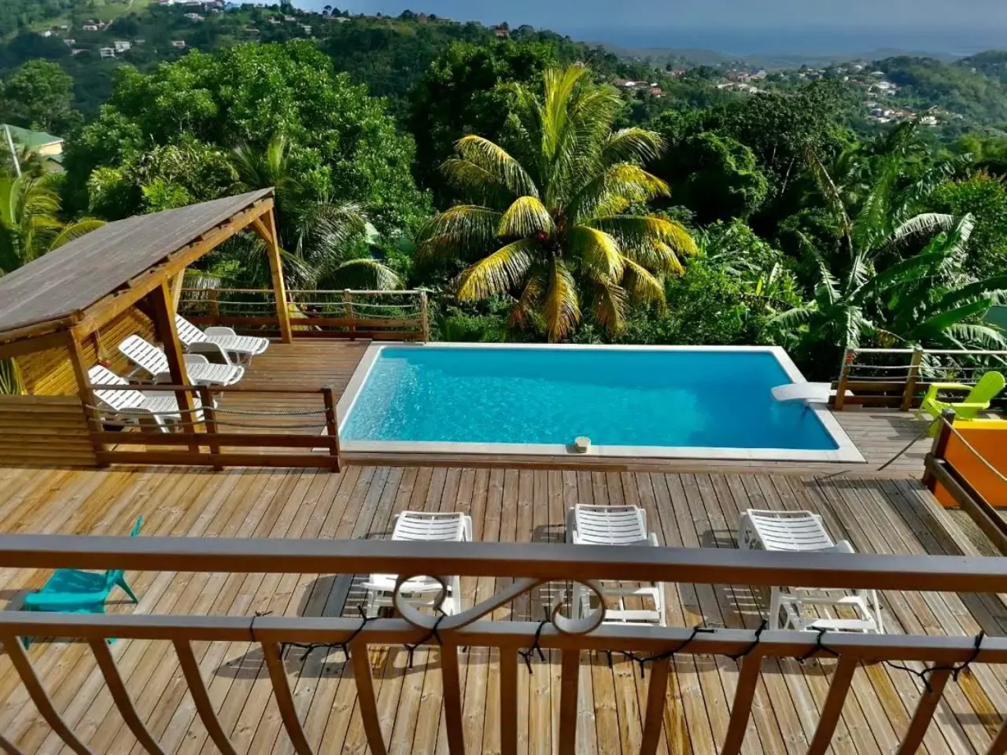 Villa CosaRoé Martinique Piscine et superbe vue mer