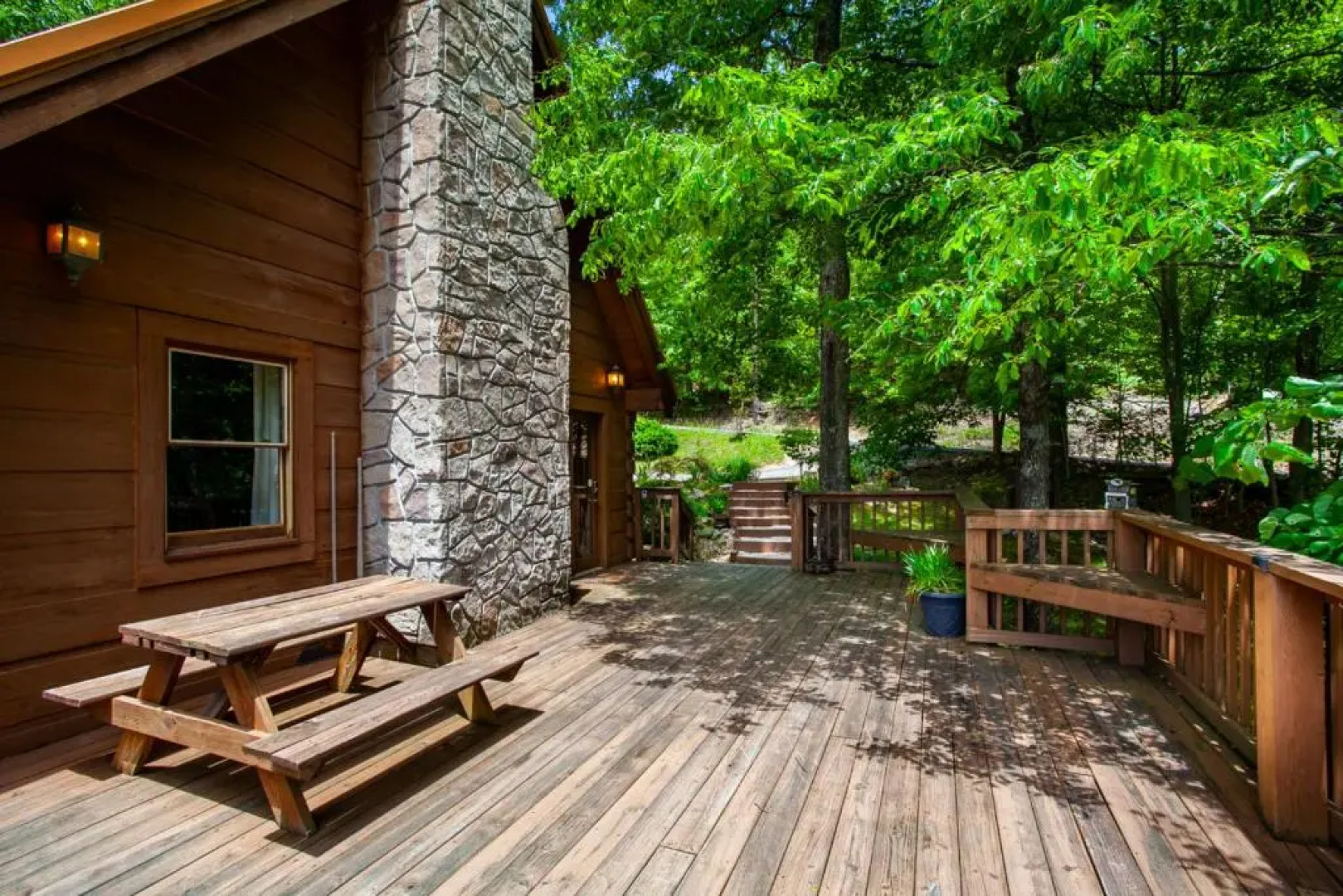 The Vision Mtn View Hot Tub Wood Fireplace