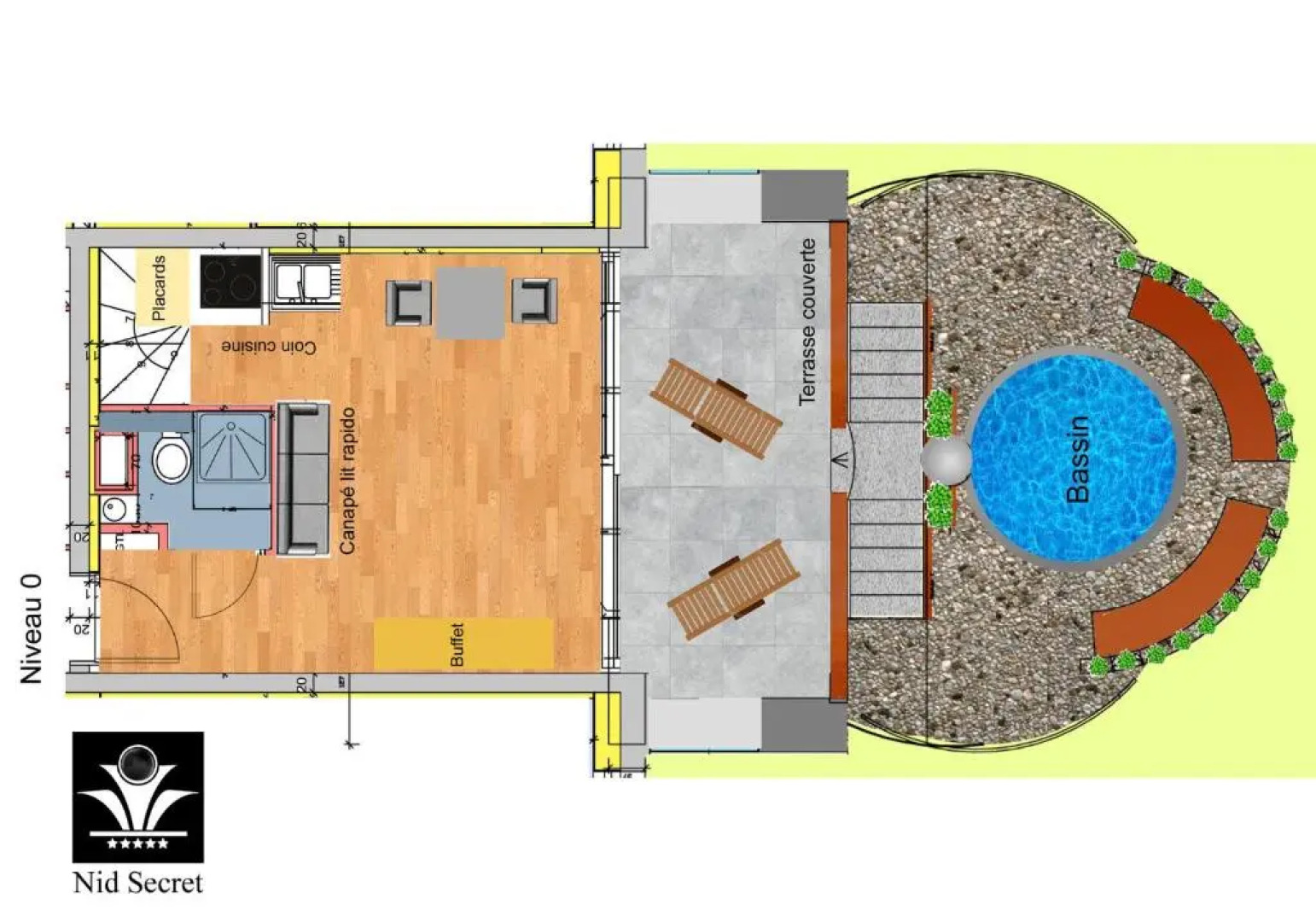 Panoramique 180 lac et montagne et Nid Secret spa romantique