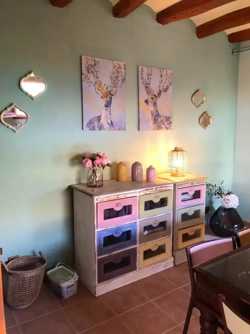 House With 4 Bedrooms in Guardiola de Font rubí, With Wonderful Mountain View, Furnished Terrace and Wifi Near the Beach