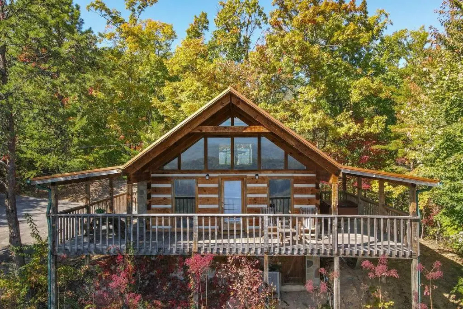 View! Private Studio Cabin,Hot Tub,RELAX,Honeymoon