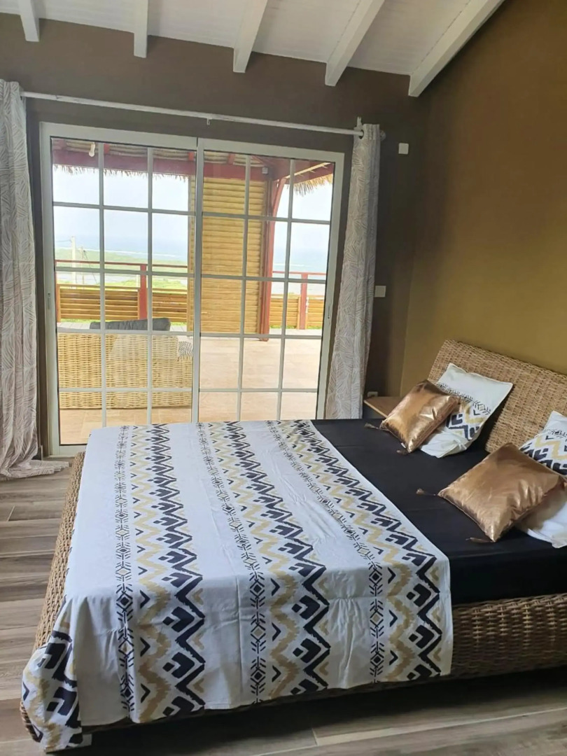 Villa de 4 chambres avec vue sur la mer piscine privee et jacuzzi a Le Marin a 3 km de la plage