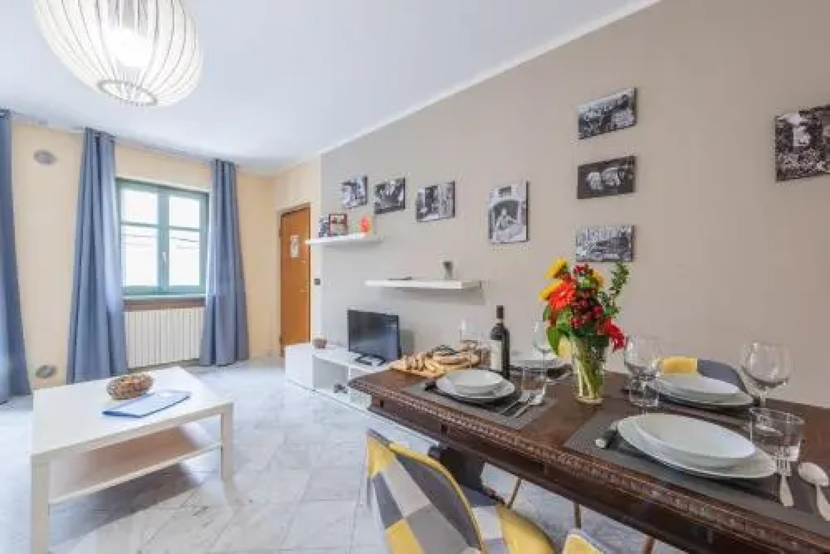 Il terrazzo e l'appartamento diVino