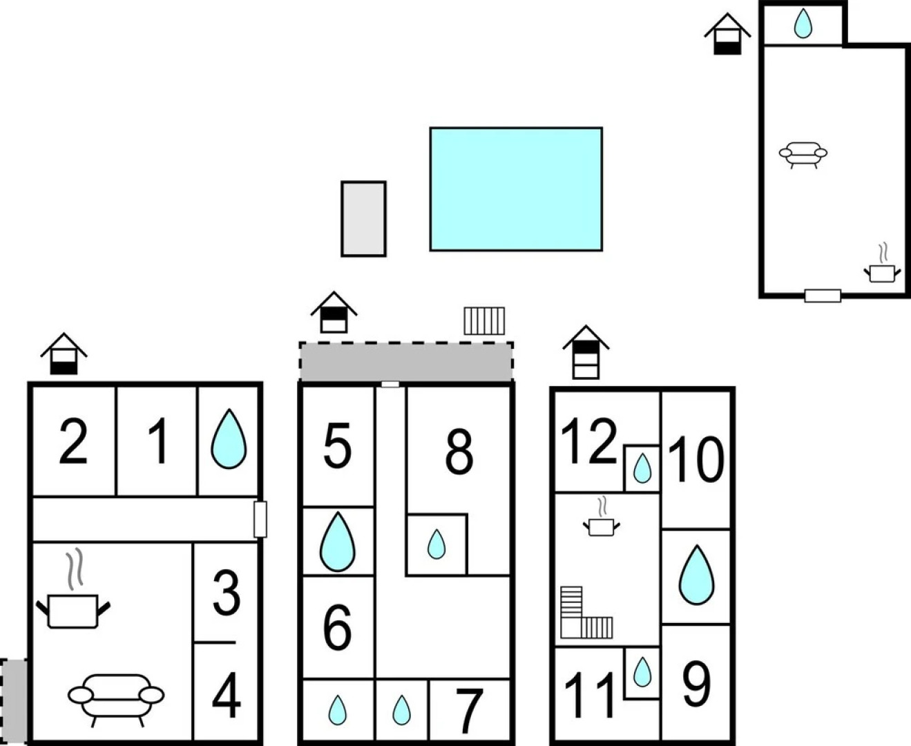 Awesome Home in Valtursko Polje With Wifi and 12 Bedrooms