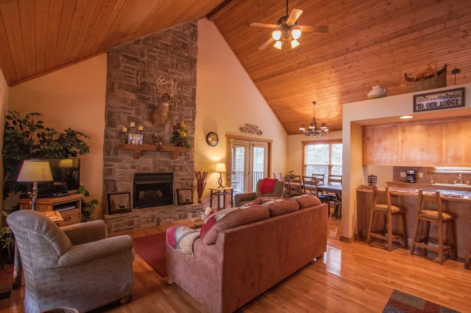 Whispering Woods Lodge by RedAwning