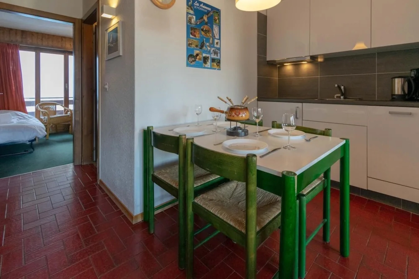 App Bellevue B Perfect 4 Pers Stay Ski-in