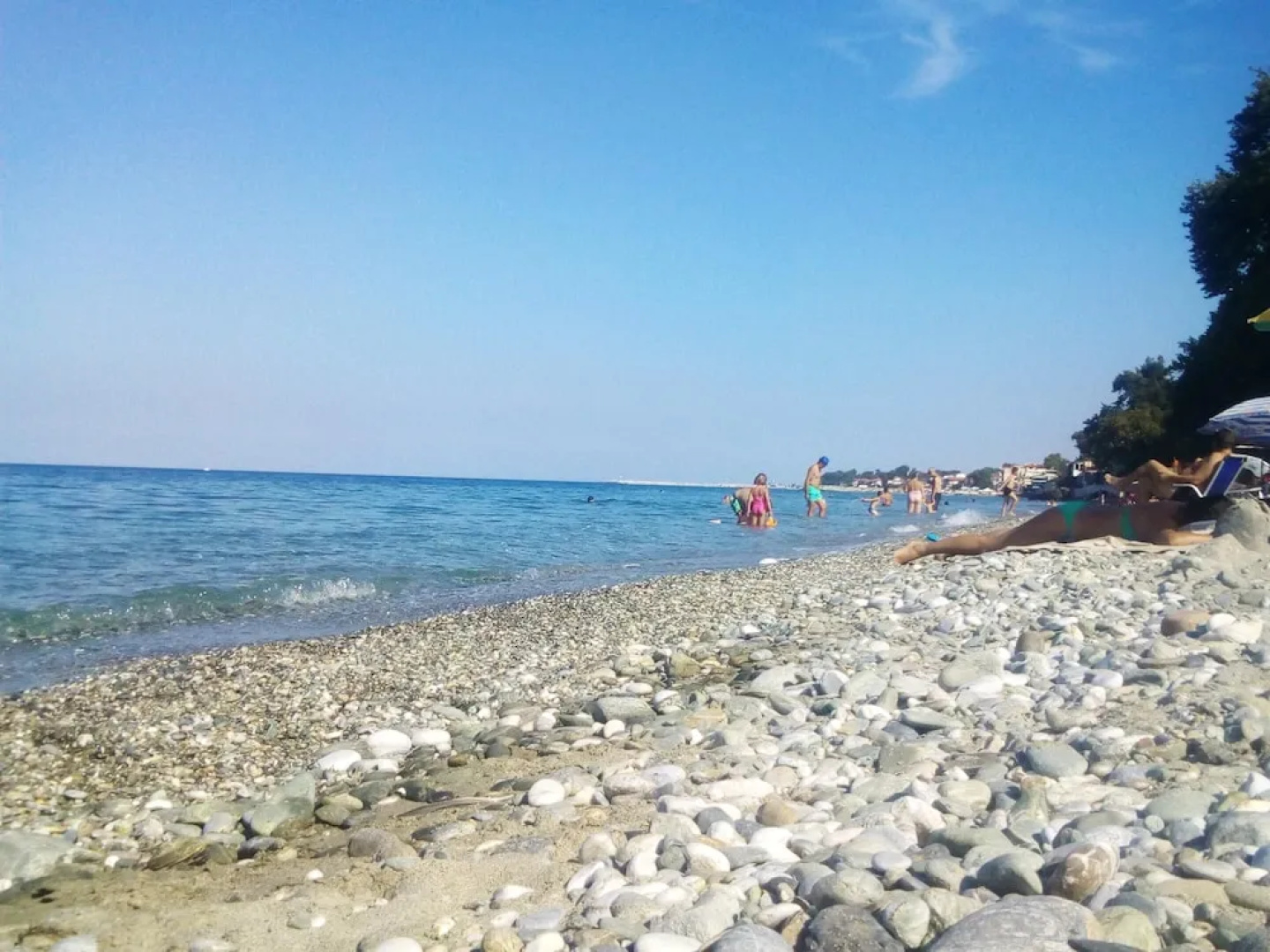 Apartment With 2 Bedrooms in Leptokarya, With Wonderful sea View, Encl