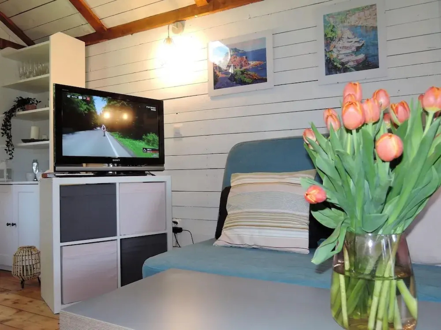 Cottage Overlooking the Lake, Insko