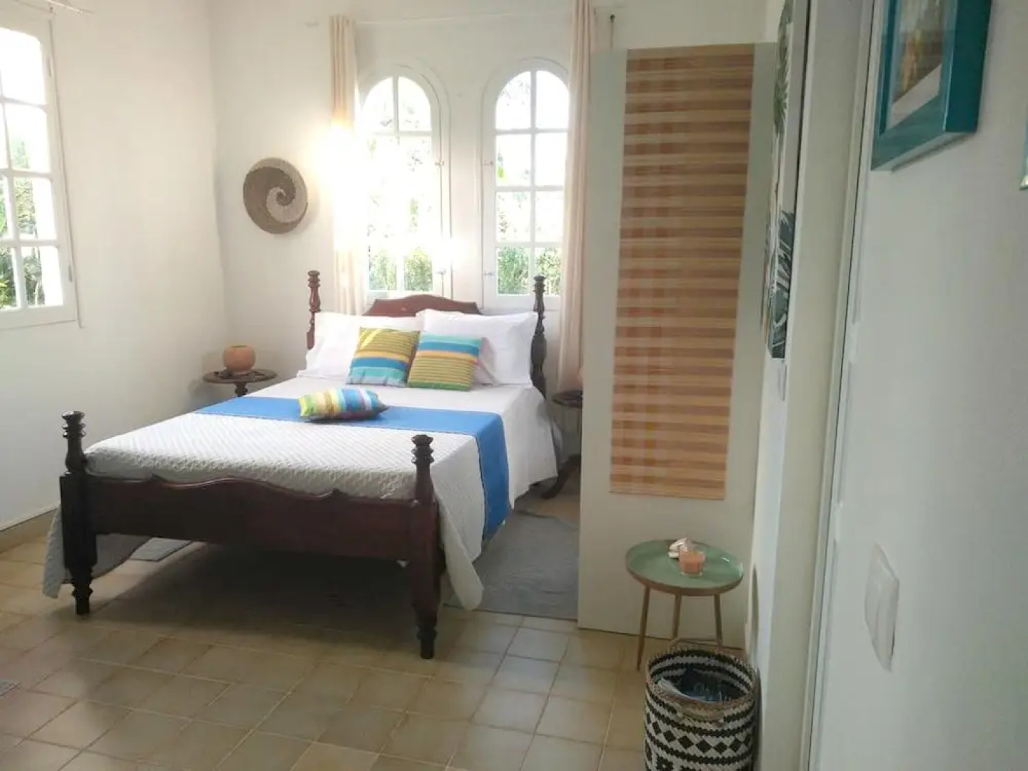 Studio in Baie Mahault, With Private Pool, Enclosed Garden and Wifi - 15 km From the Beach