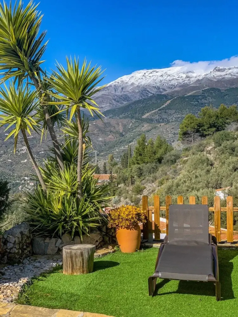 Casa Rural Cómpeta Piscina Barbacoa y Vista