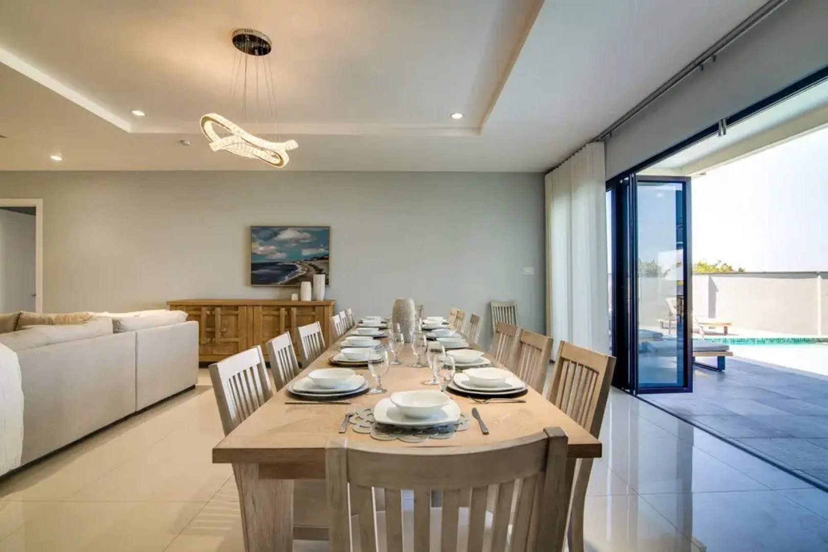 Luxury Oceanfront Villa Fully Staffed Pool Jacuzzi Movie Theatre