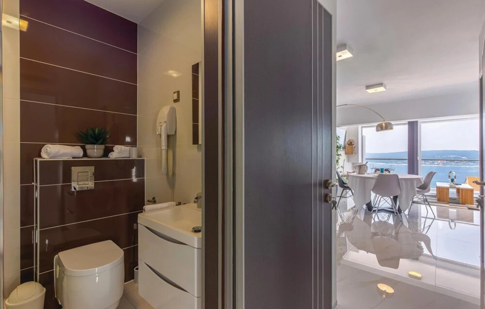 Beautiful Apartment in Crikvenica With Jacuzzi, Wifi and 1 Bedrooms