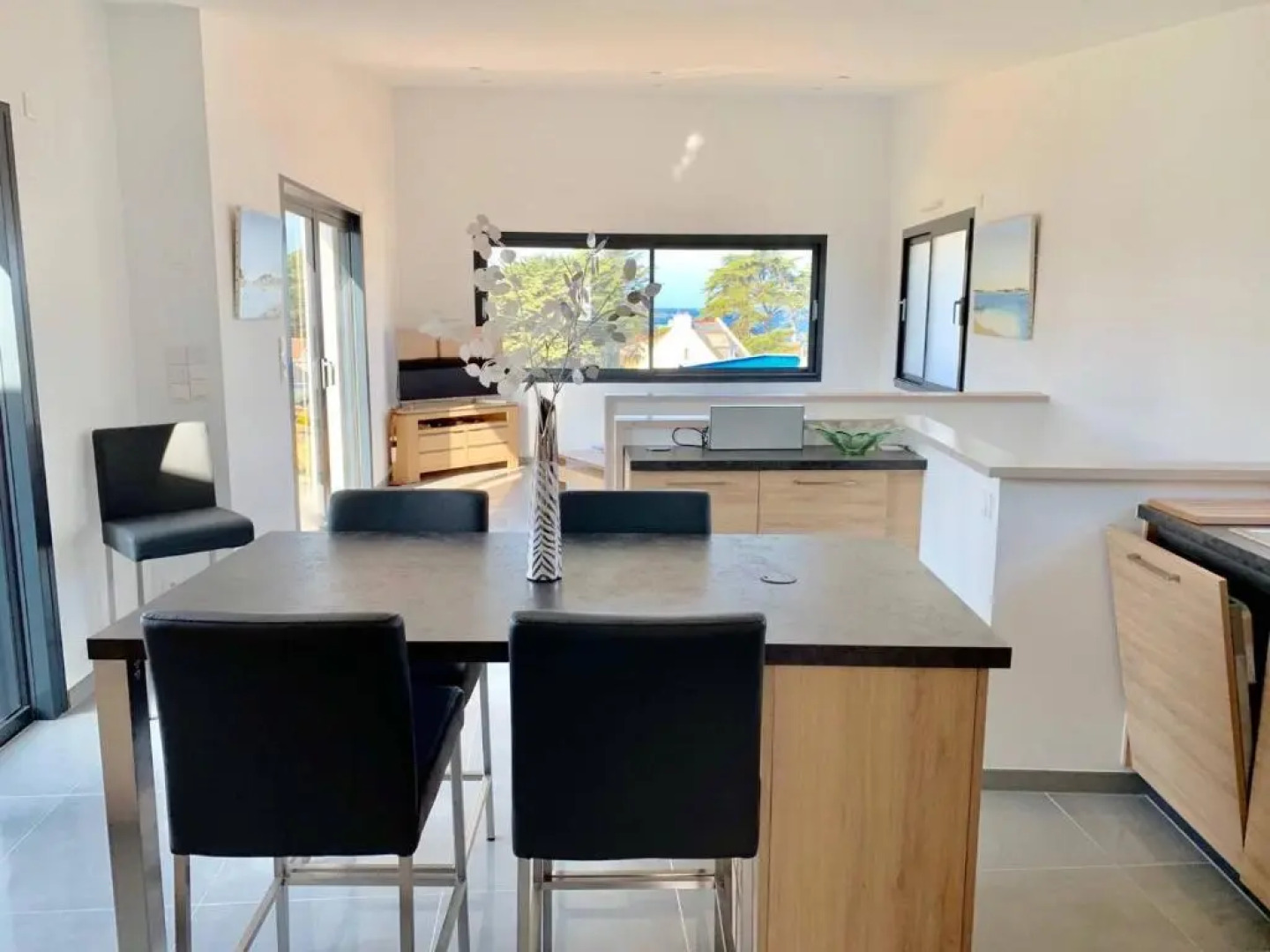 Maison neuve Vue Mer 4 étoiles avec SAUNA à 150m de la plage à PLEUMEUR-BODOU - Ref 242