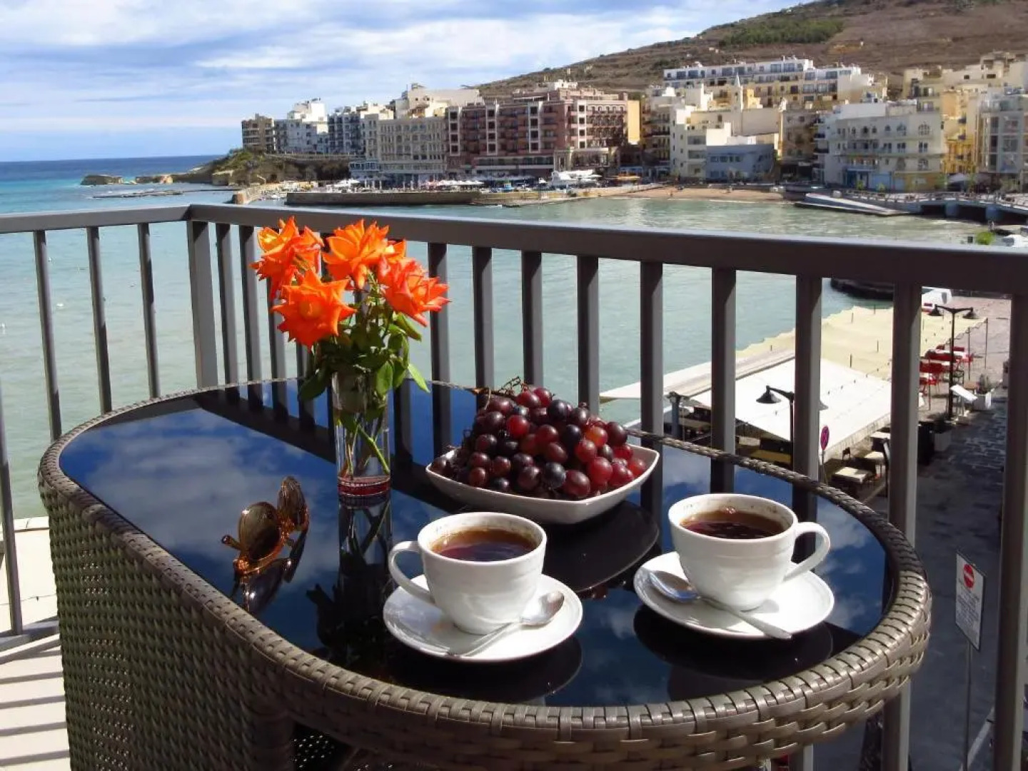 Marsalforn Sea View Beachfront Studio Apartment