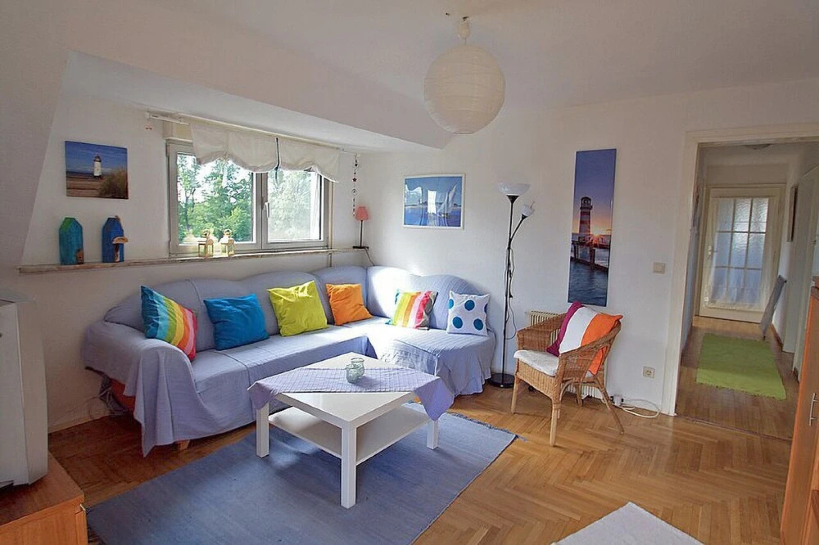 Ferienwohnung mit Terrasse und Privatsee