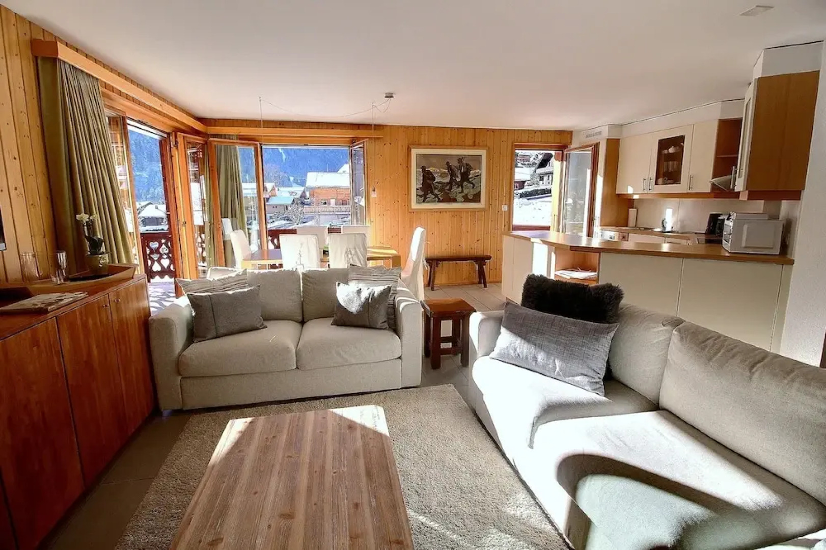 Ripaille - Nice Apartment of 110m2 Located 400 Meters From the Cableway
