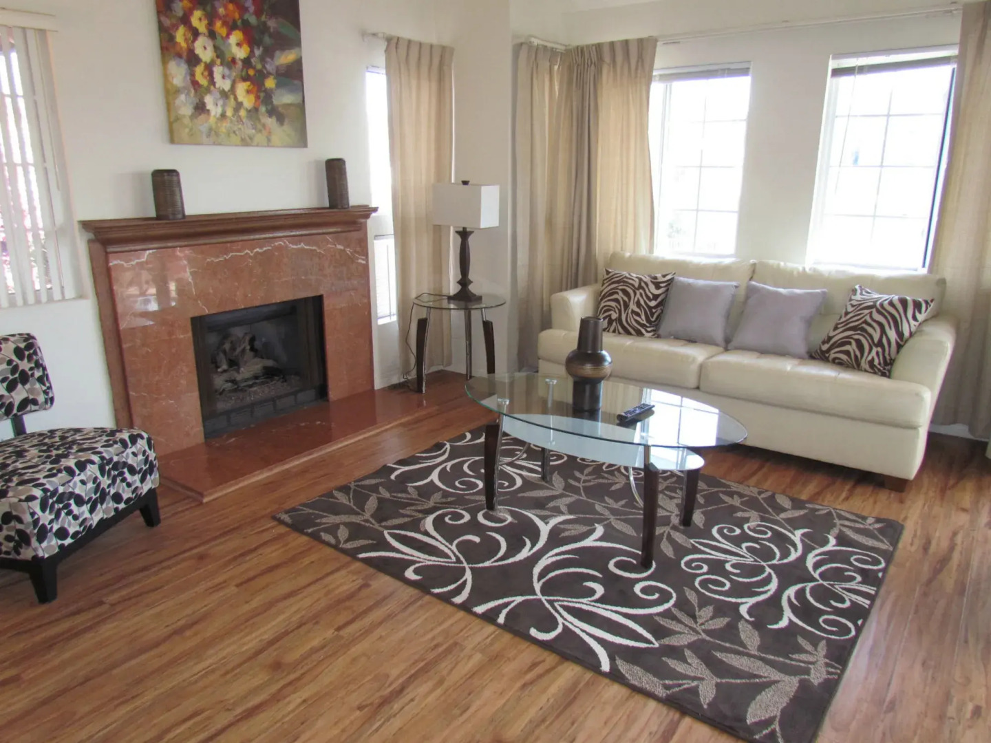 Peach Blossom Across From the Beach