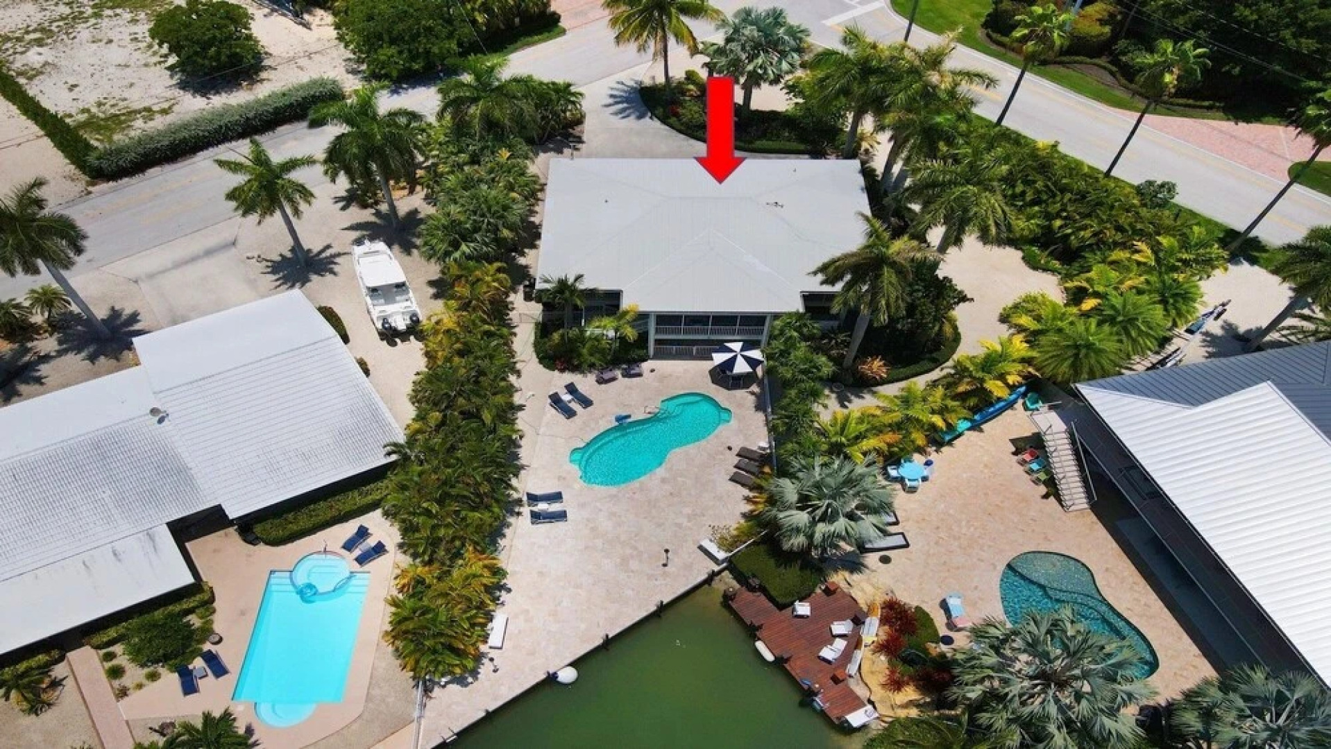 Waterfront Luxury Home With Pool And Boat Dock 3 Bedroom Home by RedAwning