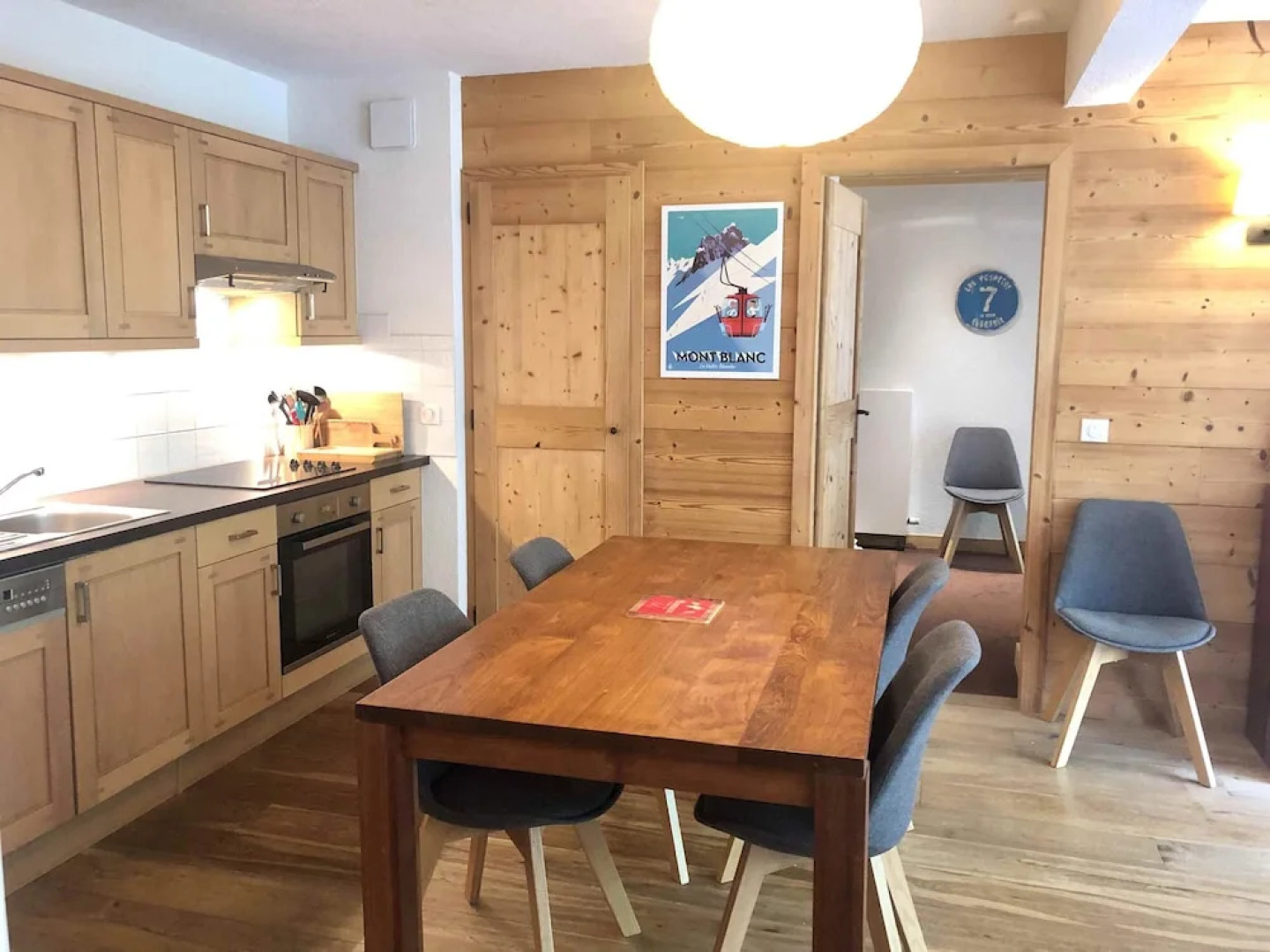 Calme nature ski à Vallorcine Mont Blanc