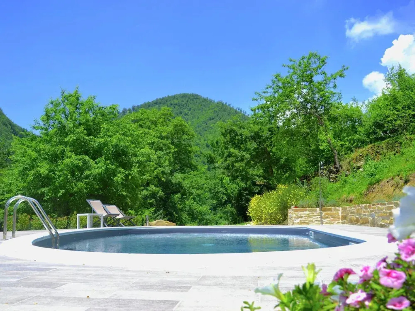 Rustic Country House in the Hills and Forests With Swimming Pool