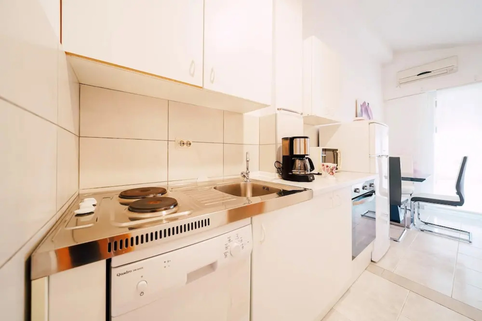 Apartment With one Bedroom in Ljubac, With Wonderful sea View, Pool Ac