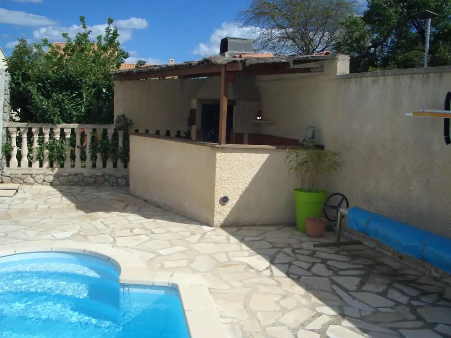 Villa With 3 Bedrooms in Poussan, With Private Pool, Enclosed Garden and Wifi - 10 km From the Beach