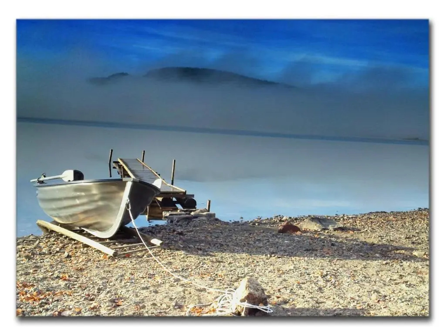 Cottage On Wild River In Lapland/Sweden
